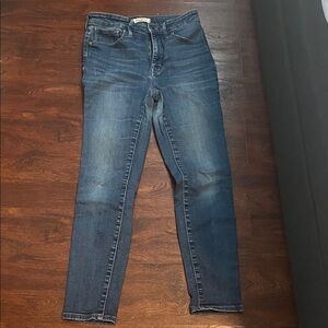 Madewell Women's Dark Blue Skinny Jeans